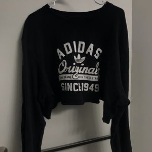 Adidas crop sweatshirt